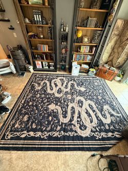 8x10 serpent area rug