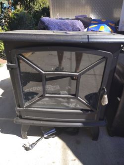 Small fireplace heater