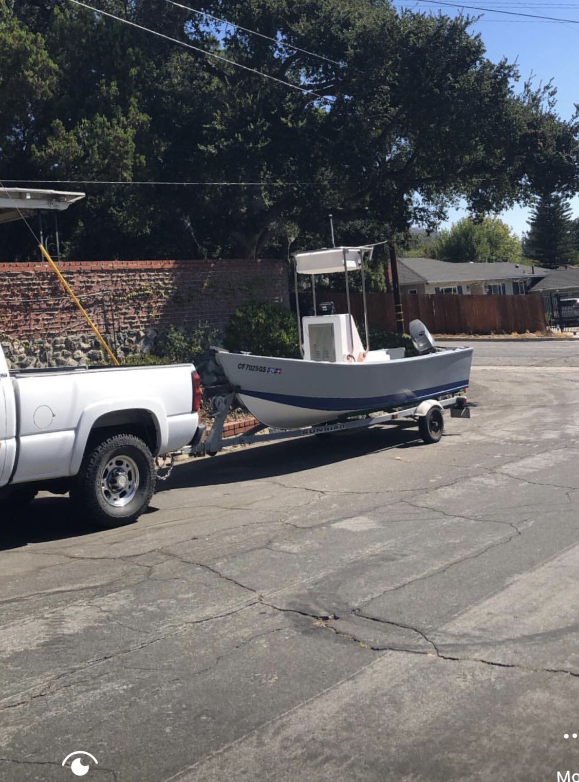17ft center console fishing boat
