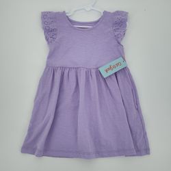 Cat & jack purple girls dress size 2T 