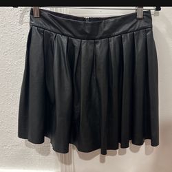 Alice & Olivia Leather Skirt