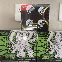 Perfect order Pokémon Center ETB and Booster Box