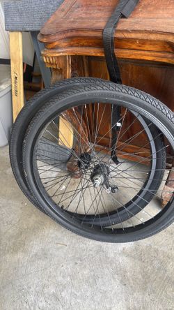 24" new bicycle rims and tires set