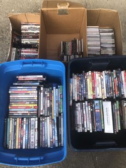 300  Dvd Cd Lot