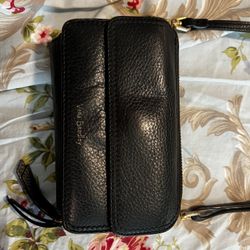 Vera Bradley Leather Crossbody Wallet Purse