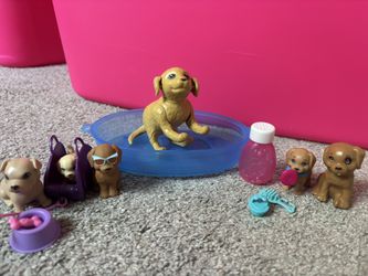 barbie dogs & dogwash set