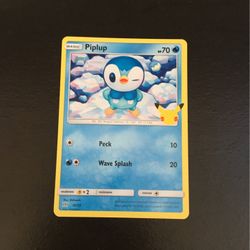 25th Anniversary Pokémon Cards Piplup