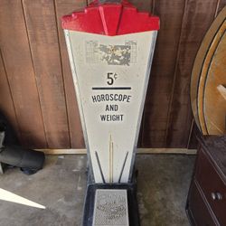 American Scale Mfg. Co. Weight and horoscope vintage scale