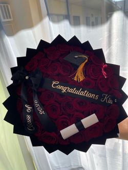 Graduation bouquets , ramo buchon , Flores para graduación