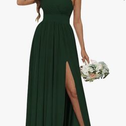 New Emerald Green Dress Size 8 With Corset 
