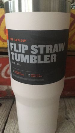 Stanley The IceFlow Flip Straw Tumbler | 20 oz, Rose Quartz