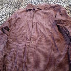 Men's Plaid Shirt Size XL