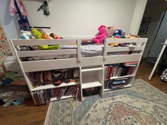 White Decimus Kids Twin Loft Bed