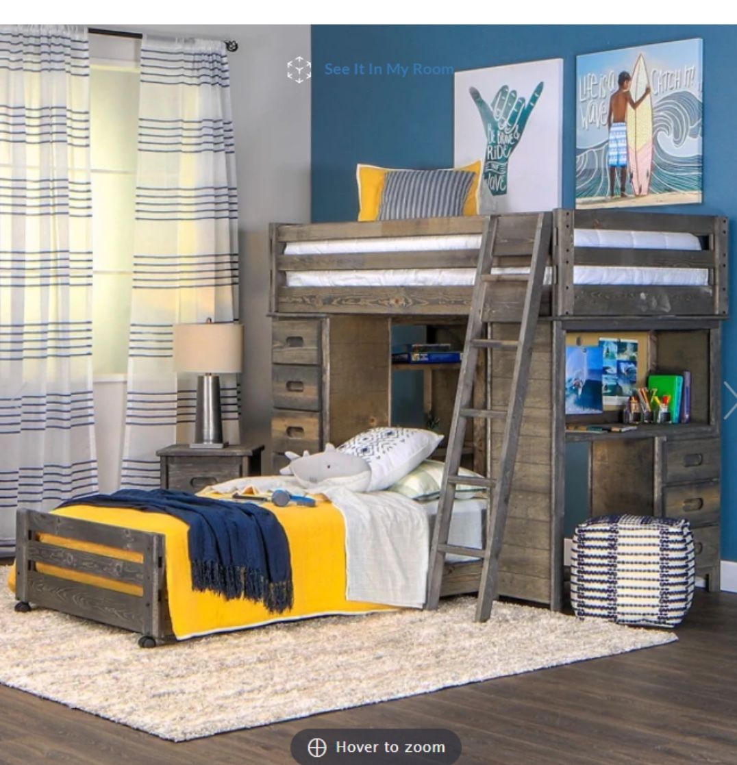 Kids Solid Wood Bunkbed