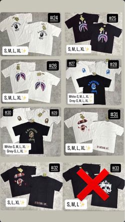 Bape t-shirts