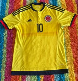 Adidas Colombia National Team #10 Soccer Jersey