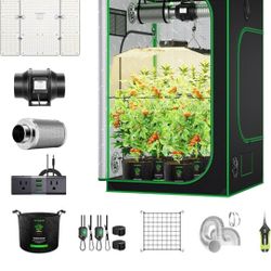 VIVOSUN GIY 4x4 Grow Tent Kit Complete, 4x4 Ft. Grow Tent Complete System 