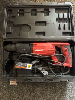 Bauer SDS Rotary Hammer Drill with Case – Works Great