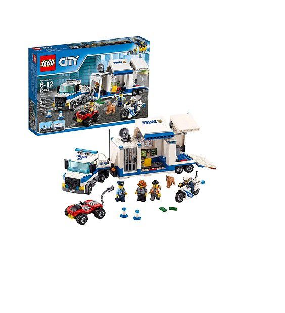 BRAND NEW LEGO City Police Mobile Command Center Truck 60139 Building Toy, Action Cop Motorbike and ATV Play Set