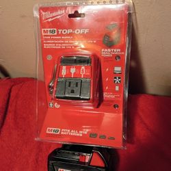 M18 MILWAUKEE Top Off Supply Tool Y Batería $$150