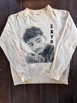 Smart Blanks Zayn Stairway to the Sky Tour 2025 Graphic Unisex Crewneck M Beige
