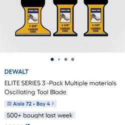 DeWalt Blade Kit Of 3