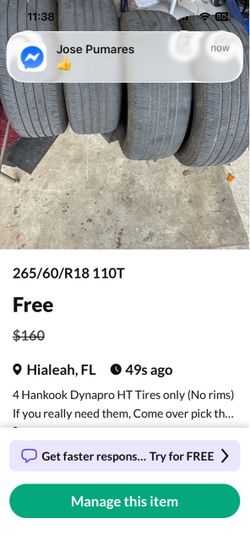 Hankook Dynapro HT Tires 265/60/R18 110T – Set of 4