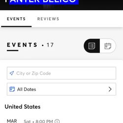 Boletos Panter Bélico 