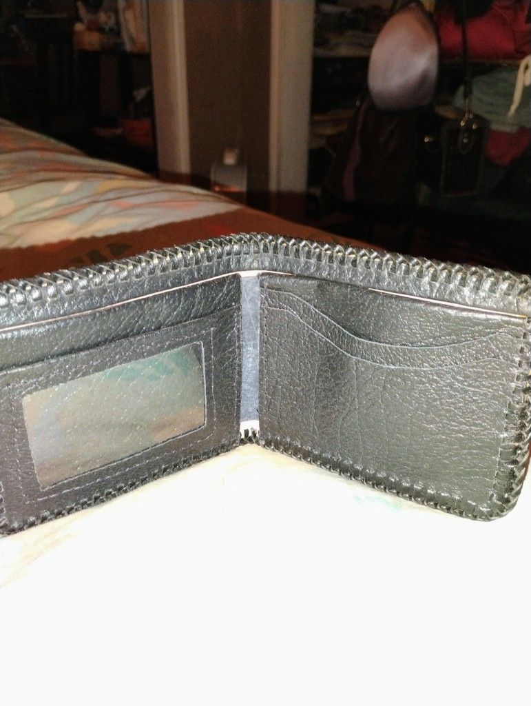 Black Lace Bifold Wallet 