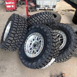 Chevy Silverado or Ford wheels and tires