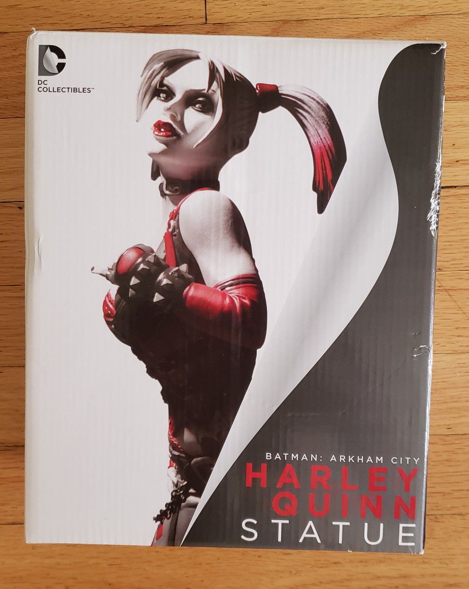 Batman Arkham City 9" Harley Quinn Statue Collectable New & Sealed Pick Up Northside