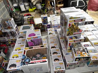 Large Funko Pop Lot – Anime & More
