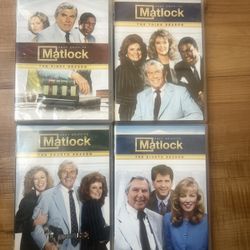 Matlock Andy Griffiths DVD Seasons 1,3,4,8 Lot 