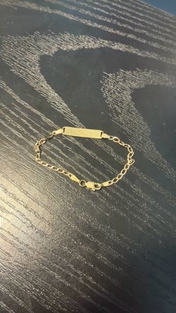 10k Solid Gold Baby Anklet