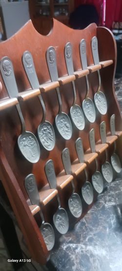 13 Cuchars Grabadas $65