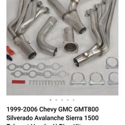 Chevy GMC GMT800 Silverado Sierra 1500 Avalanche Exhaust Header Y-Pipe Kit