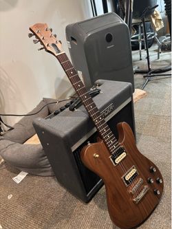 Warmoth all walnut new guitar and mint fender tube amp