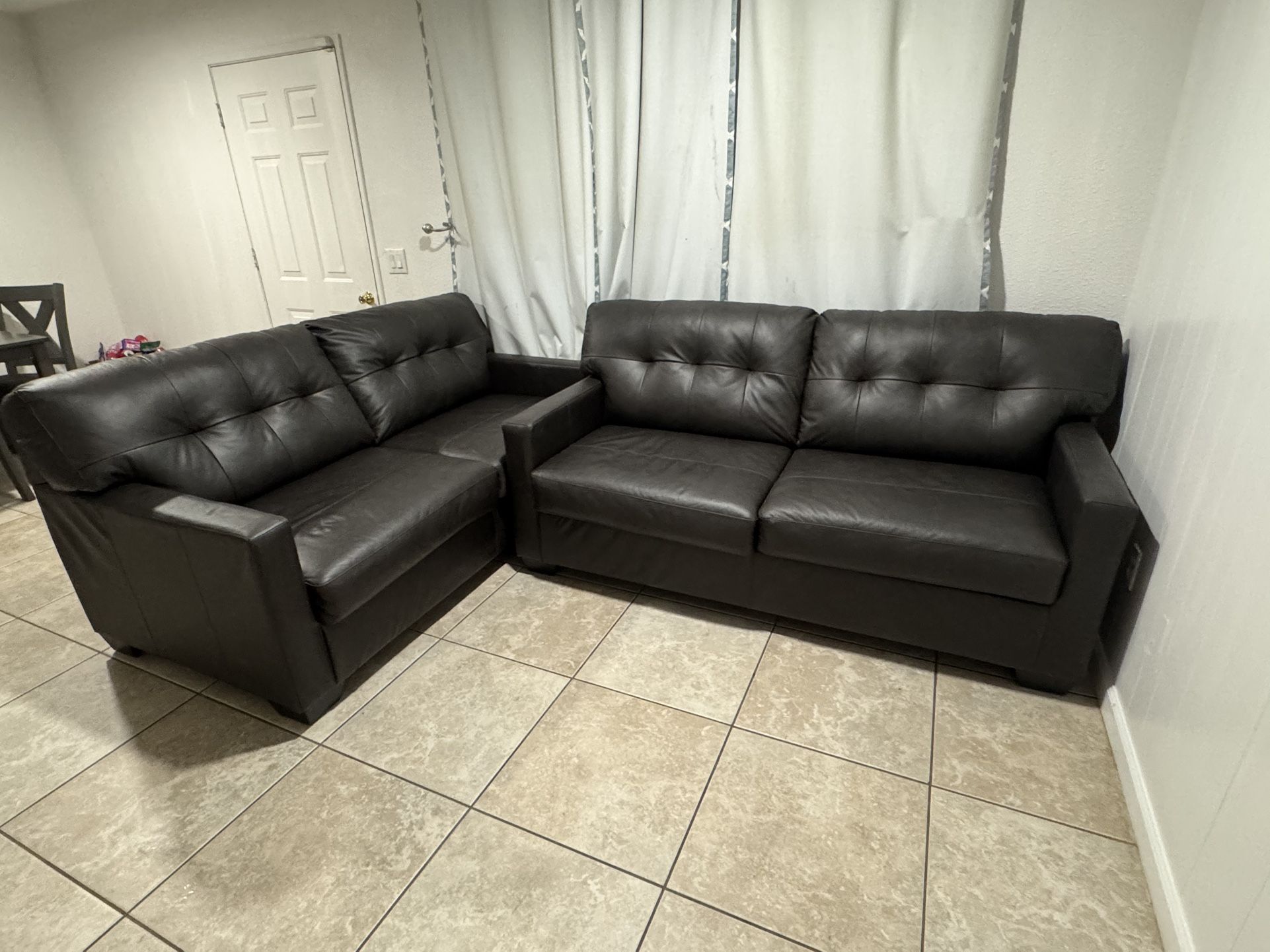 Leather Sofa