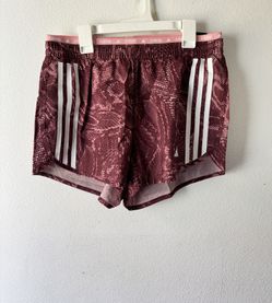 adidas women Own the Run 3” Excite Allover Print AEROREADY Shorts Small 3”