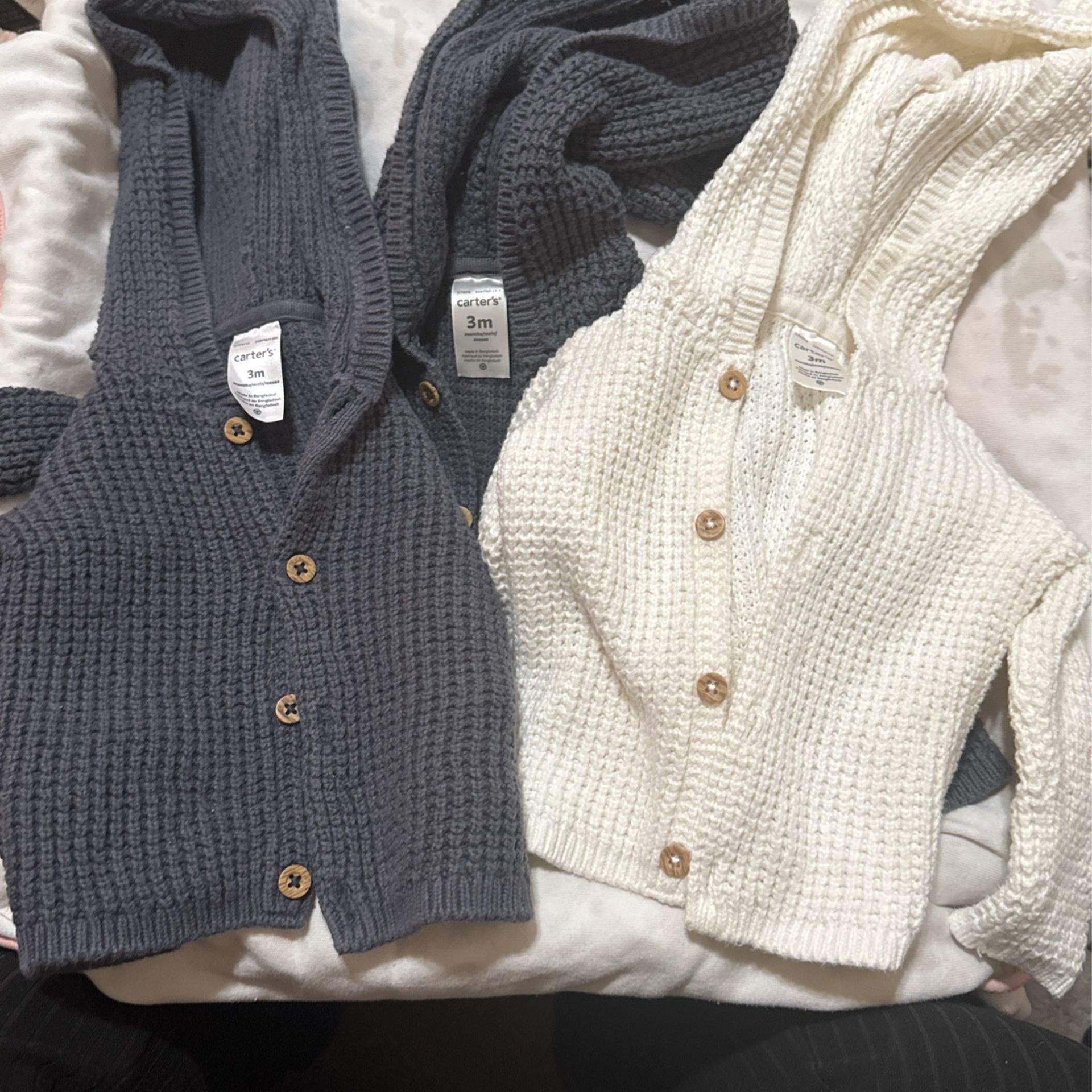 3M Baby Button Up Sweater