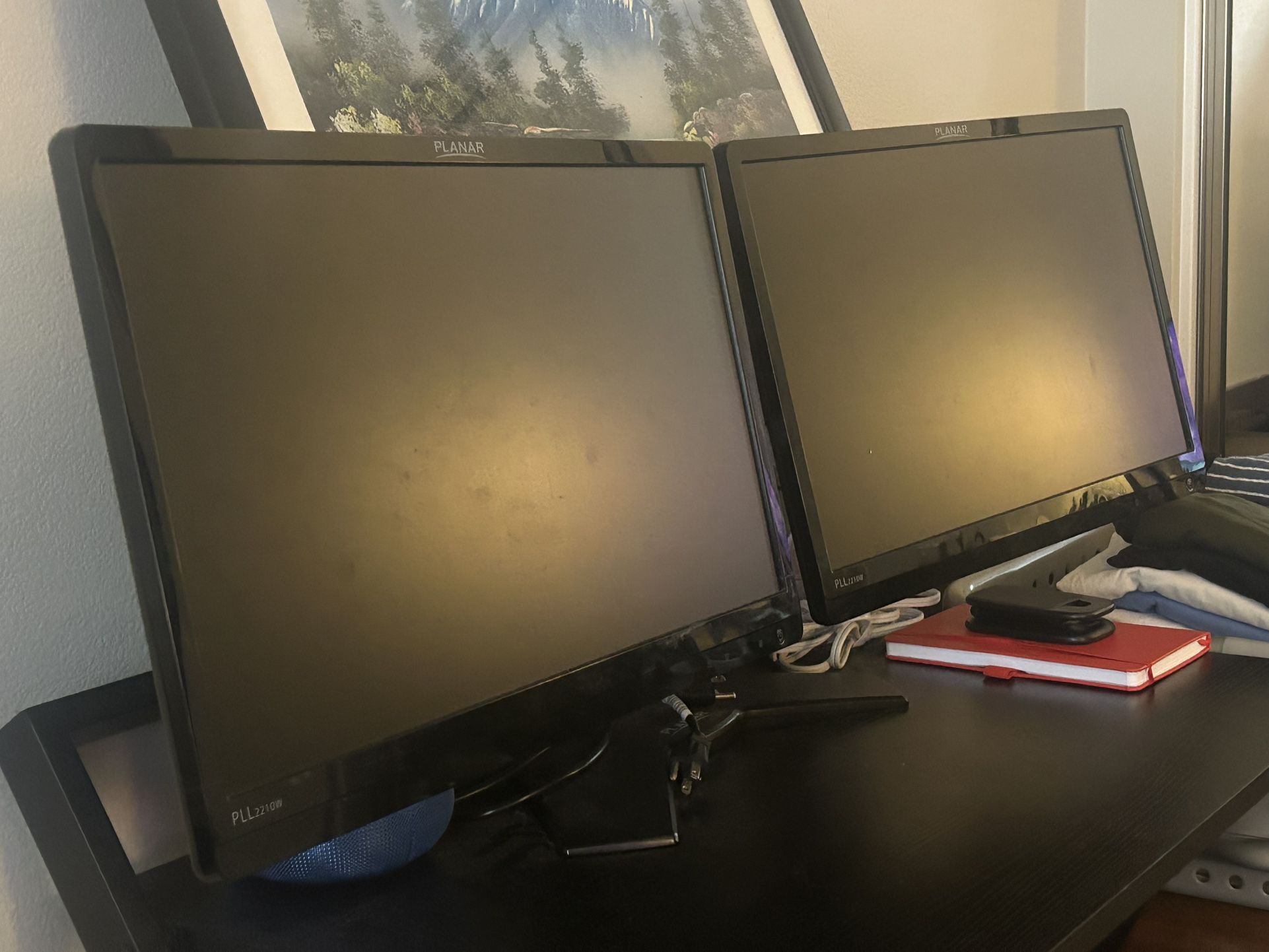 Dual Monitors Plus Stand
