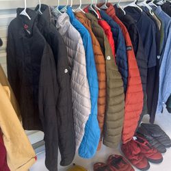 Men’s Down Jackets - Some New w/ Tags, Some Gently Used
