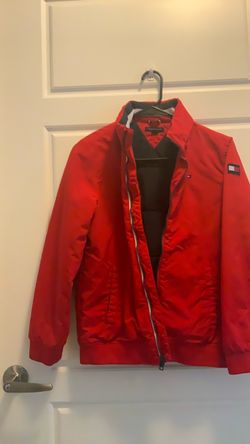 Tommy hilfiger  jacket color red fits kids ages 12-14