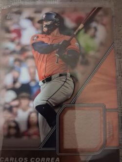 2026 Topps Carlos Correa Relic Card