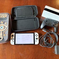 Nintendo Switch OLED w/ extras