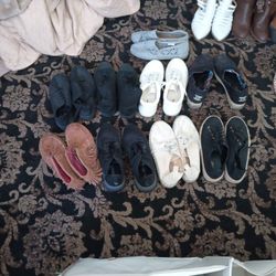 Ladies Shoes Boots High Heels Sandals Size 7 And 1/2 You Can Make Offer On Any Of Them Or All Of Them