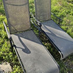 Two Pool Chairs 