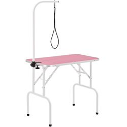 32"W Pet Grooming Table with Adjustable Arm