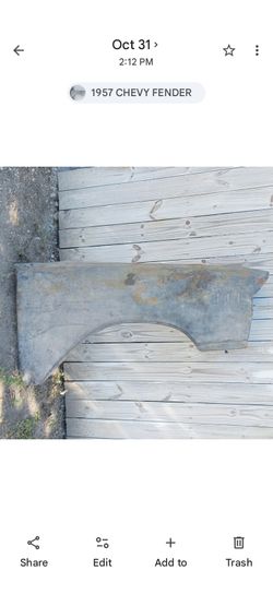 Chevy  right side fender