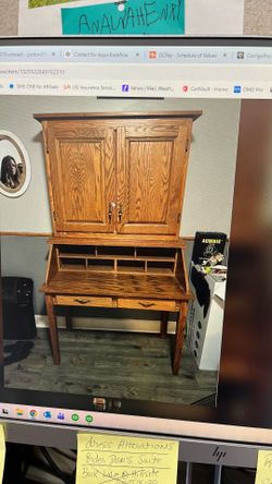 Desk - oak